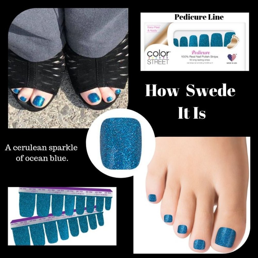 How Swede It Is (Pedicure) Color Street Dry Nail Polish